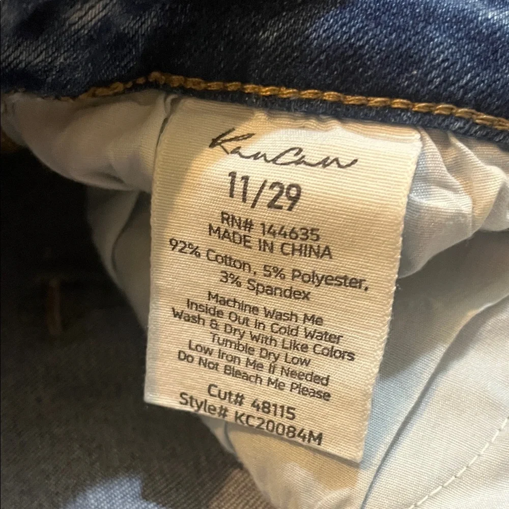 KanCan Women's Straight Leg Jeans in Dark Blue 11/29